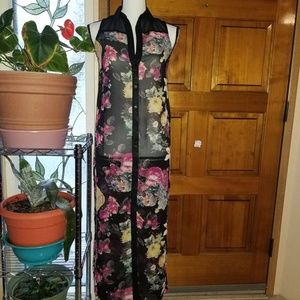 Sexy Button up Floral dress and sexy Backless dres